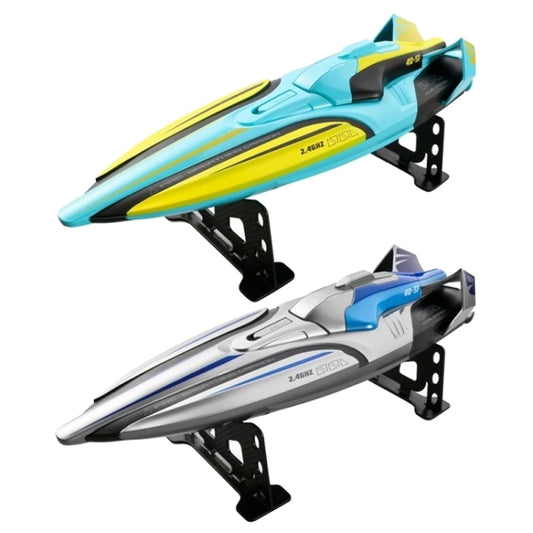 S1 2.4Ghz High-Speed Remote Control Racing Ship RC Boat(Silver) by buy2fix