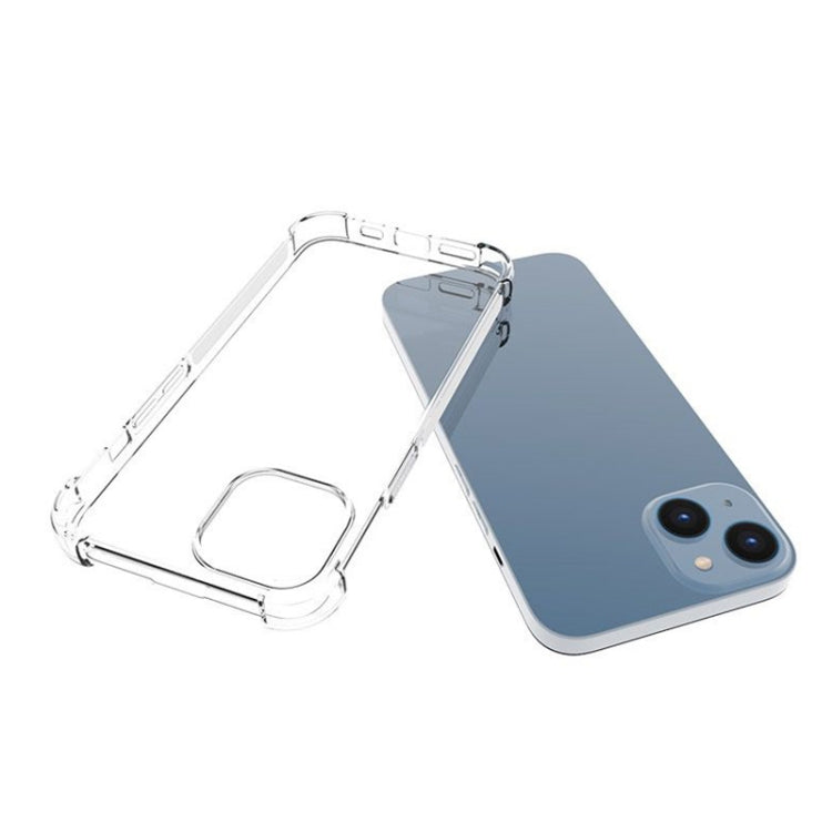 For iPhone 14 Shockproof TPU Phone Case (Transparent) - iPhone 14 Cases by buy2fix | Online Shopping UK | buy2fix