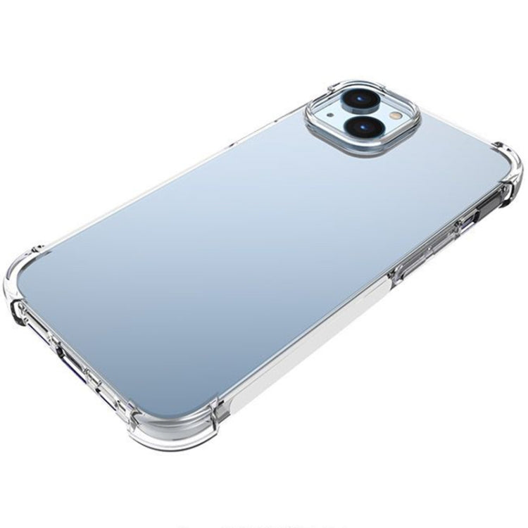 For iPhone 14 Shockproof TPU Phone Case (Transparent) - iPhone 14 Cases by buy2fix | Online Shopping UK | buy2fix