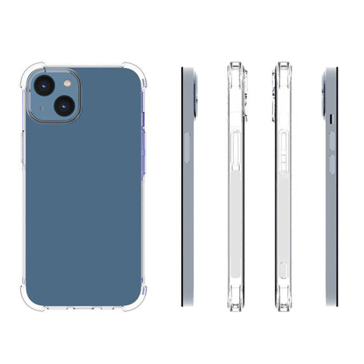 For iPhone 14 Shockproof TPU Phone Case (Transparent) - iPhone 14 Cases by buy2fix | Online Shopping UK | buy2fix