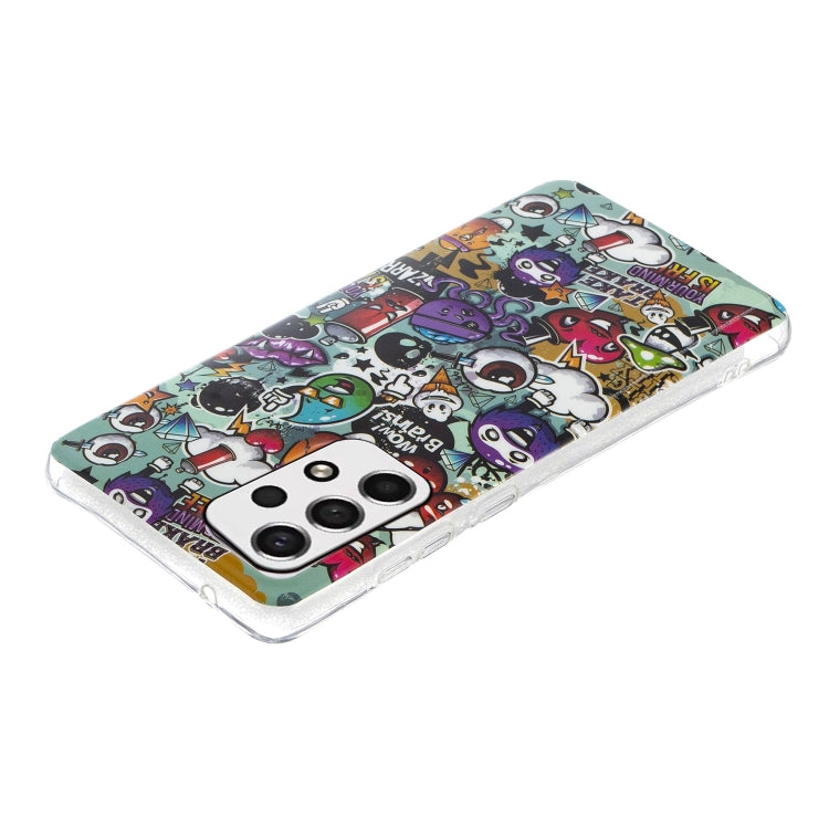 For Samsung Galaxy A33 5G Luminous TPU Protective Phone Case(Graffiti) - Galaxy Phone Cases by buy2fix | Online Shopping UK | buy2fix
