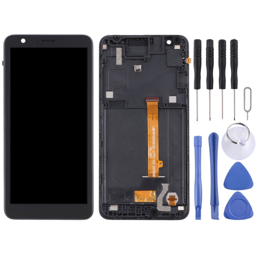 OEM LCD Screen For ZTE Blade L8/A3 2019 Digitizer Full Assembly with Frame(Black) by buy2fix
