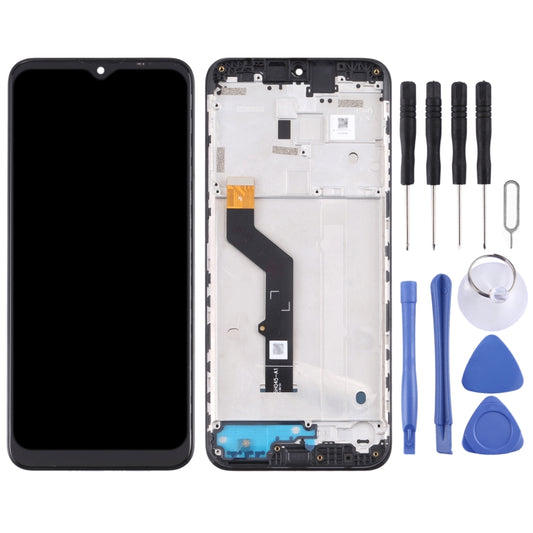 OEM LCD Screen For Lenovo K12 Note Digitizer Full Assembly with Frame (Black) - LCD Screen by buy2fix | Online Shopping UK | buy2fix
