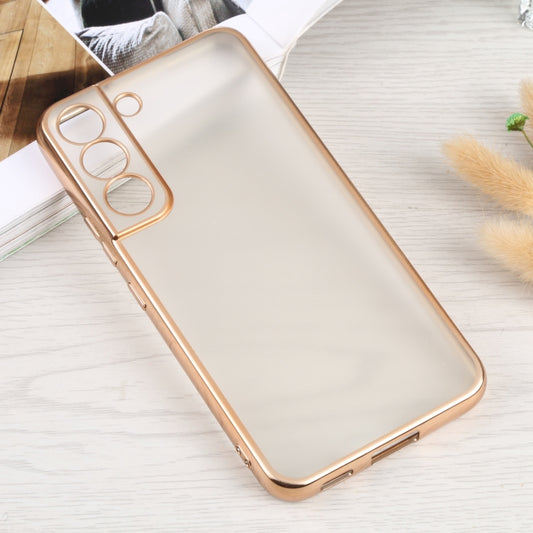 For Samsung Galaxy S22 5G SULADA Electroplating Shockproof Ultra-thin Matte TPU Phone Case(Gold) by SULADA