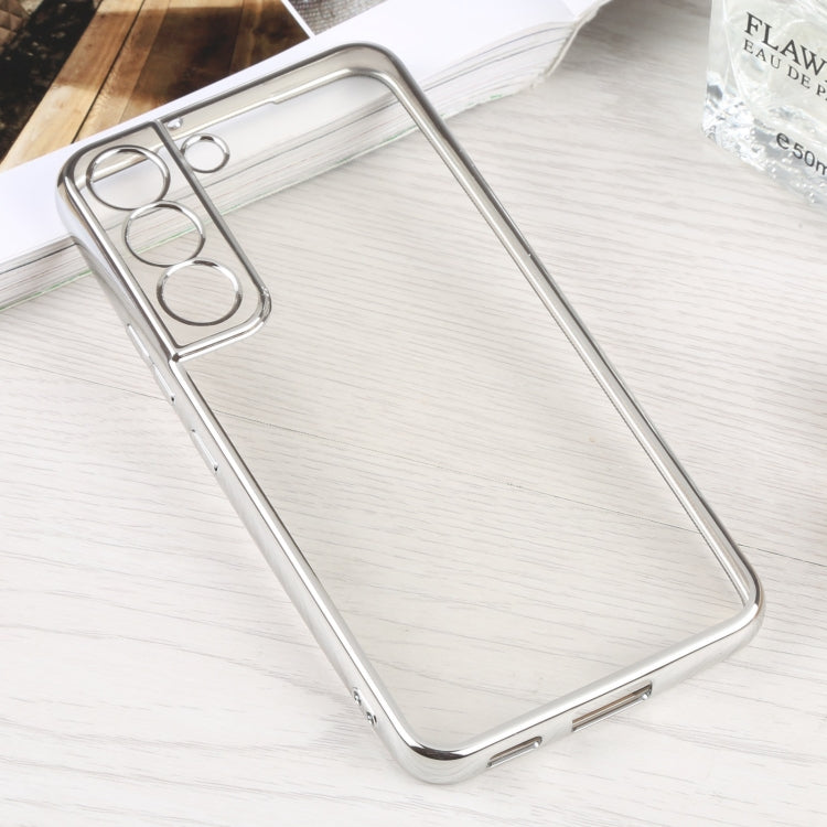 For Samsung Galaxy S22 5G SULADA Elastic Silicone Edge + TPU Phone Case(Silver) - Galaxy S22 5G Cases by SULADA | Online Shopping UK | buy2fix
