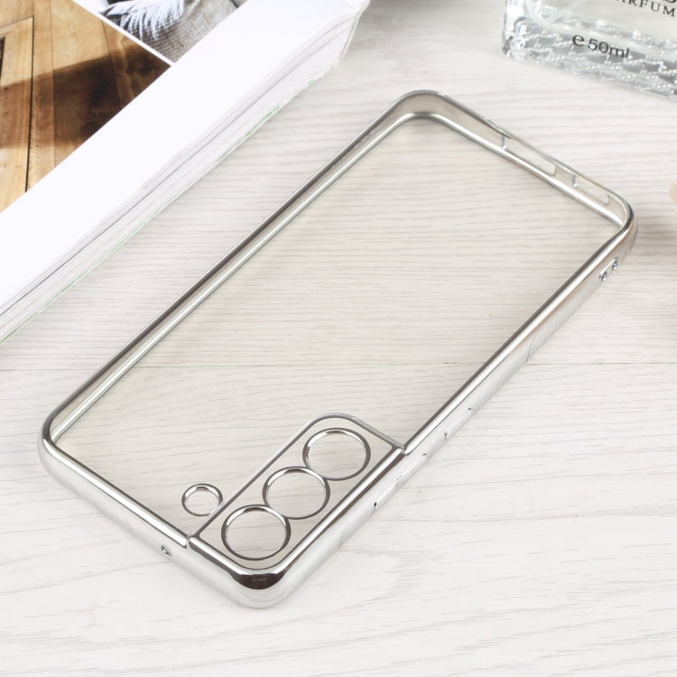 For Samsung Galaxy S22 5G SULADA Elastic Silicone Edge + TPU Phone Case(Silver) - Galaxy S22 5G Cases by SULADA | Online Shopping UK | buy2fix