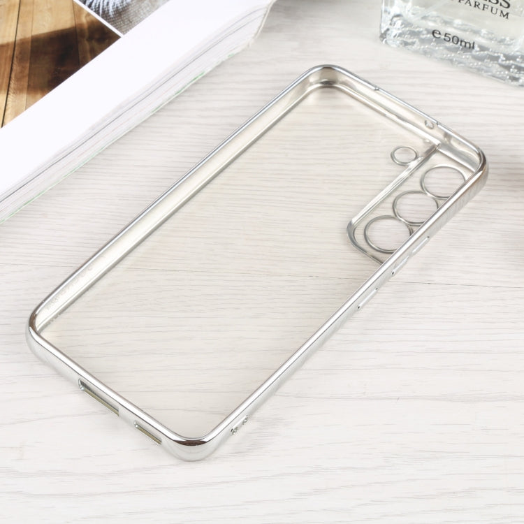 For Samsung Galaxy S22 5G SULADA Elastic Silicone Edge + TPU Phone Case(Silver) - Galaxy S22 5G Cases by SULADA | Online Shopping UK | buy2fix