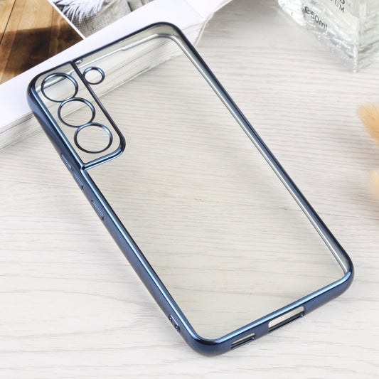 For Samsung Galaxy S22 5G SULADA Elastic Silicone Edge + TPU Phone Case(Blue) by SULADA
