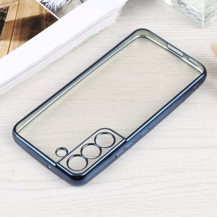 For Samsung Galaxy S22 5G SULADA Elastic Silicone Edge + TPU Phone Case(Blue) - Galaxy S22 5G Cases by SULADA | Online Shopping UK | buy2fix