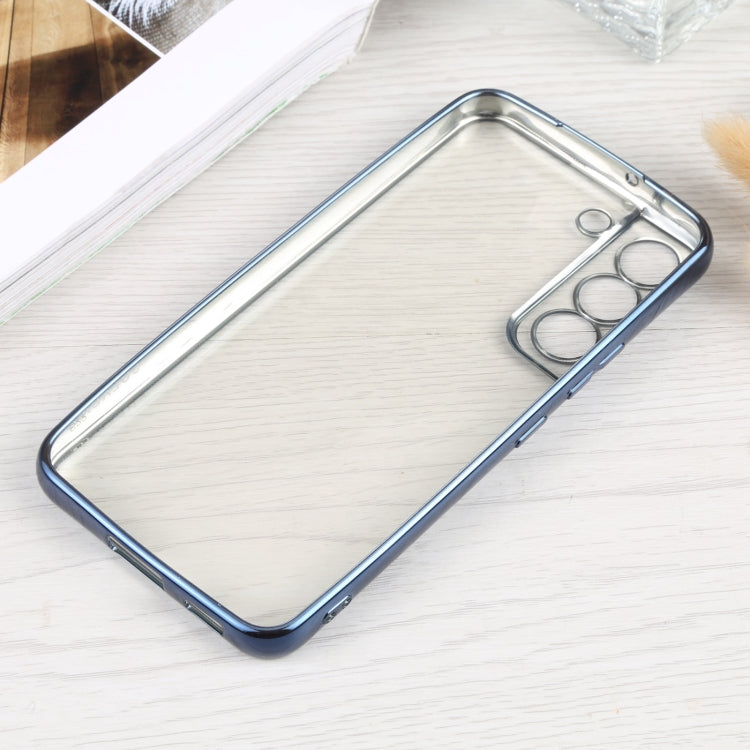 For Samsung Galaxy S22 5G SULADA Elastic Silicone Edge + TPU Phone Case(Blue) - Galaxy S22 5G Cases by SULADA | Online Shopping UK | buy2fix