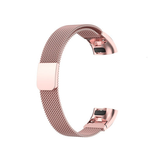 For Huawei Band 3 & 4 Pro Milanese Strap(Rose Pink) - Watch Bands by buy2fix | Online Shopping UK | buy2fix
