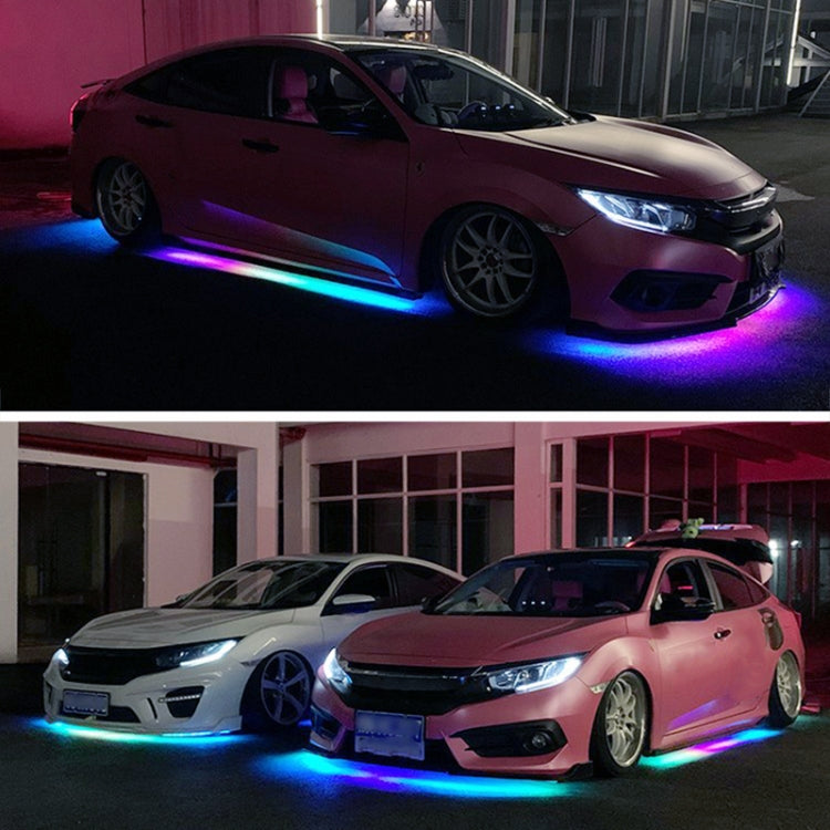Car Modification Symphony Voice Control LED Chassis Lights, Specification:4 x 60cm + 2 x 90cm - Atmosphere lights by buy2fix | Online Shopping UK | buy2fix