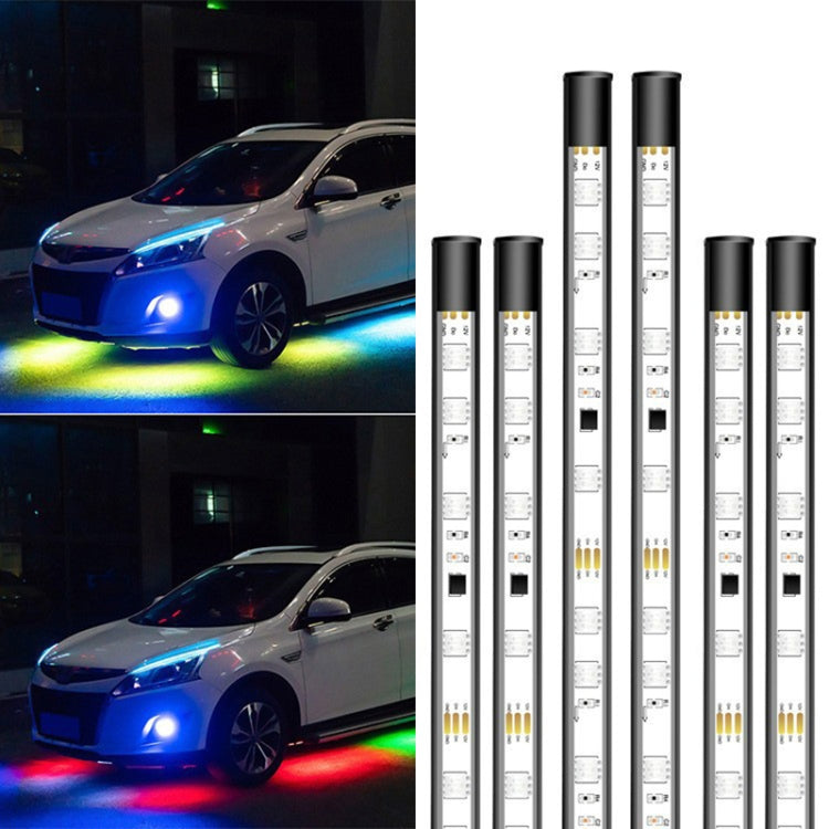 Car Modification Symphony Voice Control LED Chassis Lights, Specification:4 x 60cm + 2 x 180cm - Atmosphere lights by buy2fix | Online Shopping UK | buy2fix
