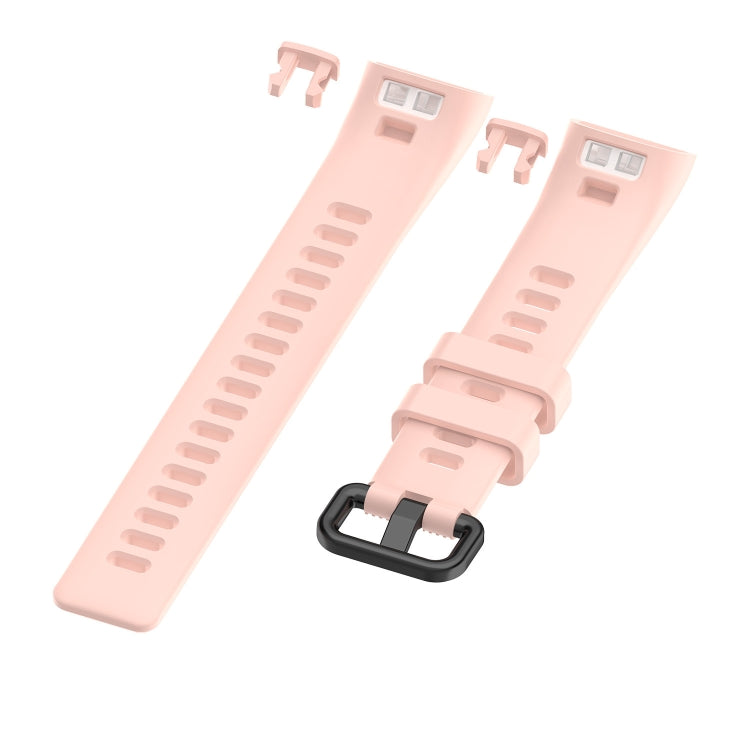 For Huawei Band 3 & 4 Pro Silicone Watch Band(Pink) - Watch Bands by buy2fix | Online Shopping UK | buy2fix