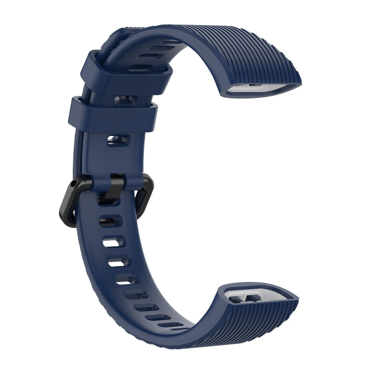 For Huawei Band 3 & 4 Pro Silicone Watch Band(Navy Blue) - Watch Bands by buy2fix | Online Shopping UK | buy2fix