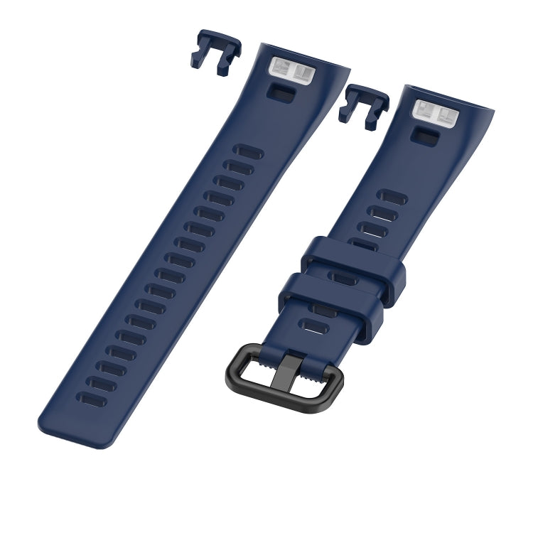 For Huawei Band 3 & 4 Pro Silicone Watch Band(Navy Blue) - Watch Bands by buy2fix | Online Shopping UK | buy2fix
