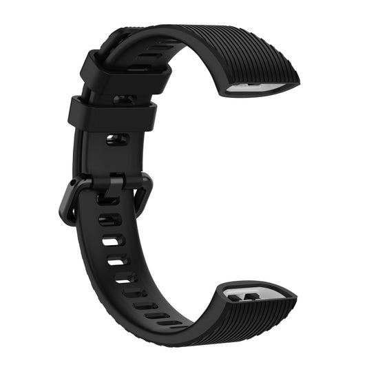 For Huawei Band 3 & 4 Pro Silicone Watch Band(Black) - Watch Bands by buy2fix | Online Shopping UK | buy2fix