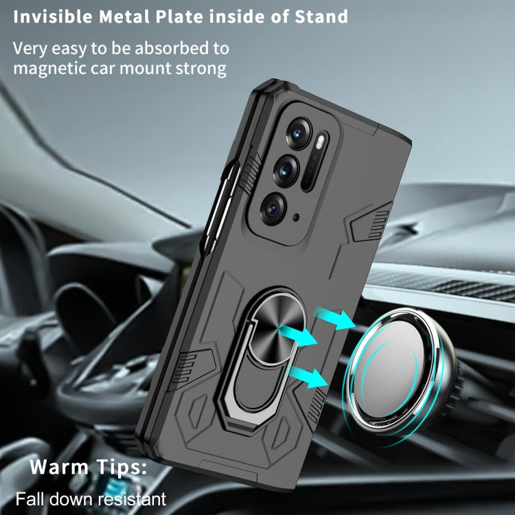 For OPPO Find N Matte UV Shockproof Phone Case(Black) - OPPO Cases by buy2fix | Online Shopping UK | buy2fix