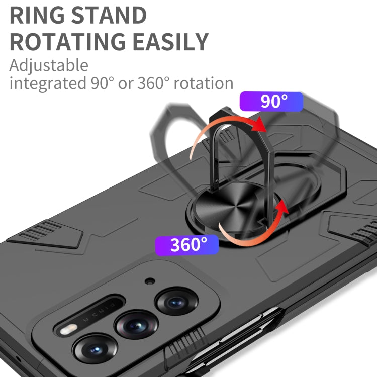 For OPPO Find N Matte UV Shockproof Phone Case(Black) - OPPO Cases by buy2fix | Online Shopping UK | buy2fix
