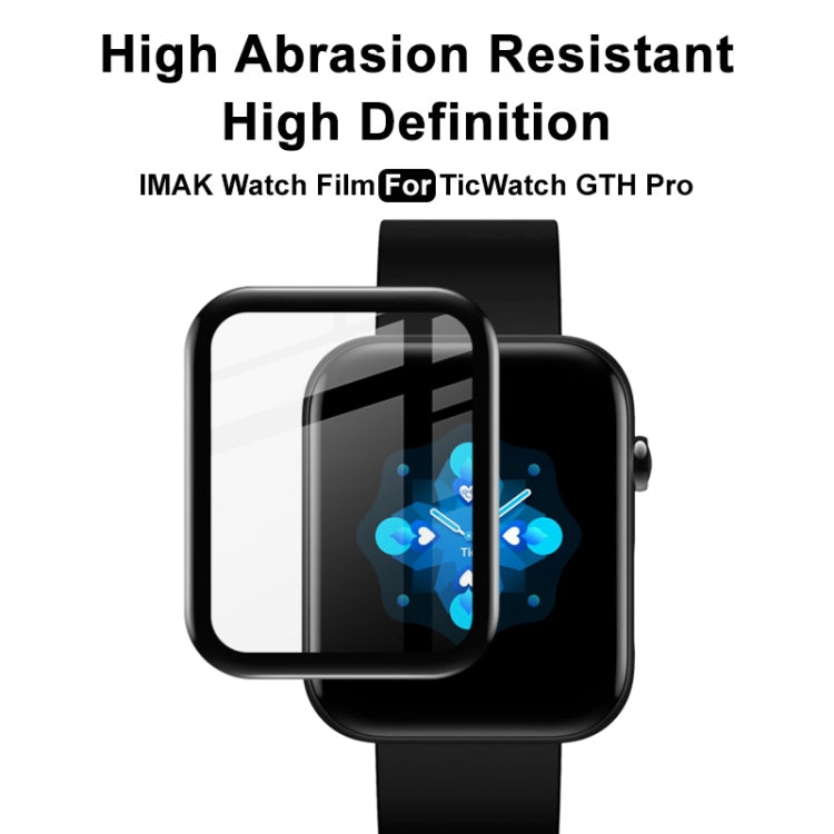 For TicWatch GTH Pro IMAK Plexiglass HD Watch Protective Film - Screen Protector by imak | Online Shopping UK | buy2fix