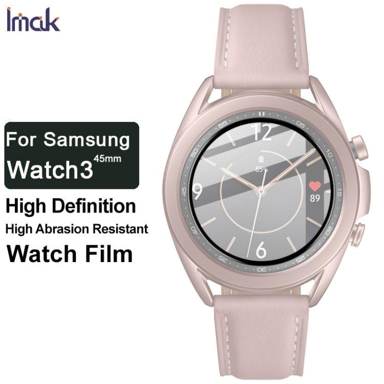 For Samsung Galaxy Watch 3 45mm IMAK Plexiglass HD Watch Protective Film - Screen Protector by imak | Online Shopping UK | buy2fix