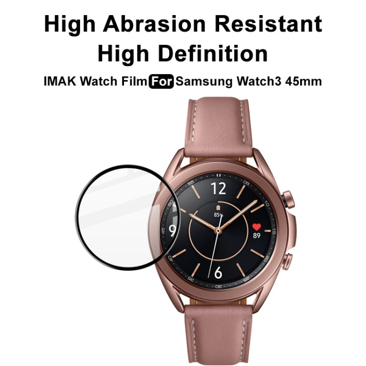 For Samsung Galaxy Watch 3 45mm IMAK Plexiglass HD Watch Protective Film - Screen Protector by imak | Online Shopping UK | buy2fix