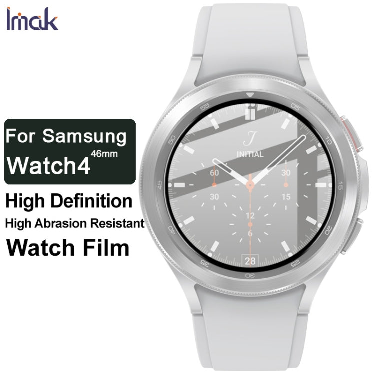For Samsung Galaxy Watch 4 46mm IMAK Plexiglass HD Watch Protective Film - Screen Protector by imak | Online Shopping UK | buy2fix