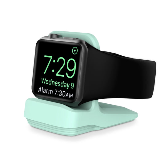 Silicone Charging Holder for Apple Watch(Mint Green) by buy2fix
