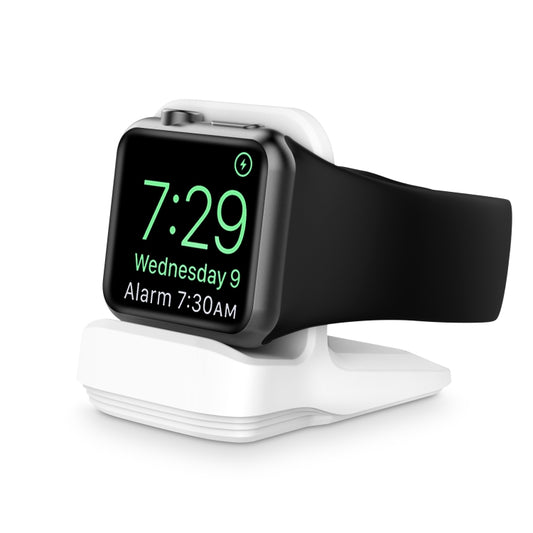 Silicone Charging Holder for Apple Watch(White) by buy2fix