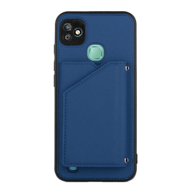 For Infinix Smart HD 2021-X612 Skin Feel PU + TPU + PC Phone Case(Blue) - Infinix Cases by buy2fix | Online Shopping UK | buy2fix