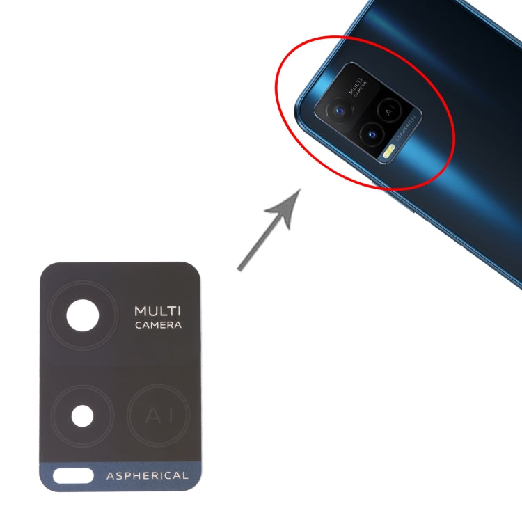 For vivo Y21S / Y33S / Y33T 10pcs Back Camera Lens by buy2fix