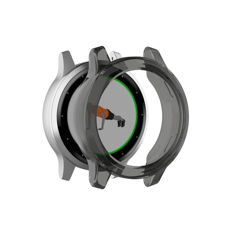 For Garmin Vivoactive 4 TPU Protective Shell(Transparent Black) - Watch Cases by buy2fix | Online Shopping UK | buy2fix
