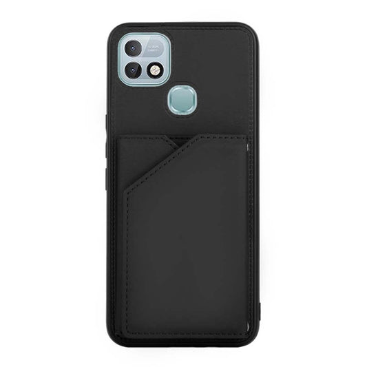 For Infinix Hot 10i / Smart 5 Pro Skin Feel PU + TPU + PC Phone Case(Black) by buy2fix