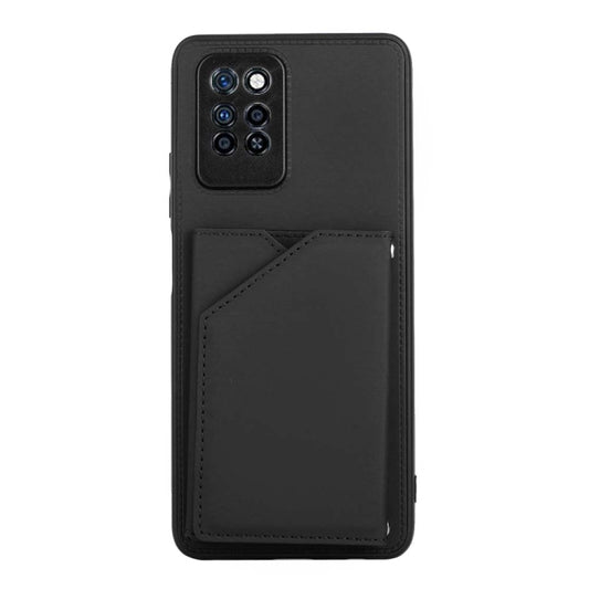 For Infinix Note 10 Pro Skin Feel PU + TPU + PC Phone Case(Black) by buy2fix