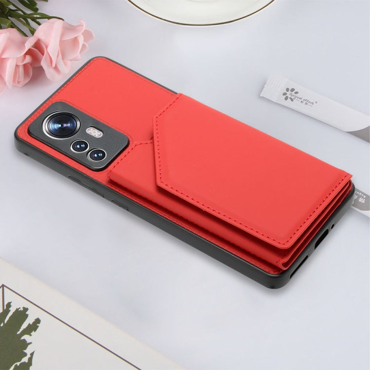 For Xiaomi 12 Pro Skin Feel PU + TPU + PC Phone Case(Red) by buy2fix