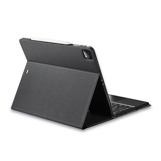 DUX DUCIS Bluetooth Keyboard Leather Case with Touchpad & Smart Sleep Function For iPad Pro 12.9 2020/2021/2022(Black) by DUX DUCIS