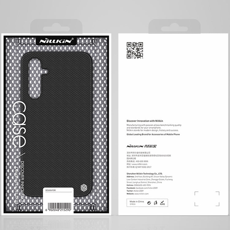 For Samsung Galaxy A13 5G NILLKIN 3D Texture Nylon Fiber PC+TPU Phone Case(Black) by NILLKIN