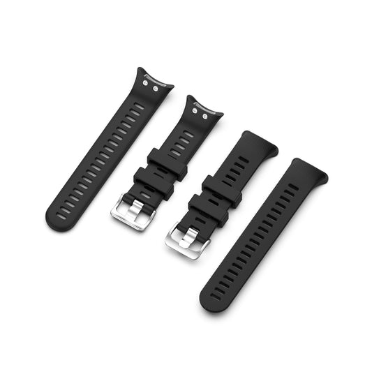 For Garmin Forerunner 45 & 45S Silicone Watch Band(Black) - Watch Bands by buy2fix | Online Shopping UK | buy2fix