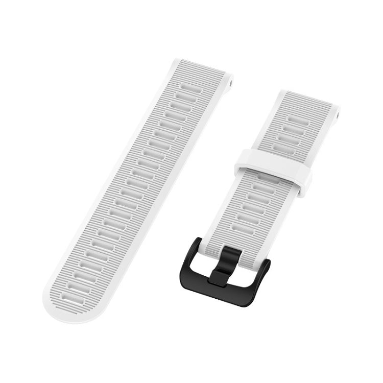 For Garmin Forerunner 945 Silicone Watch Band(White) - Watch Bands by buy2fix | Online Shopping UK | buy2fix