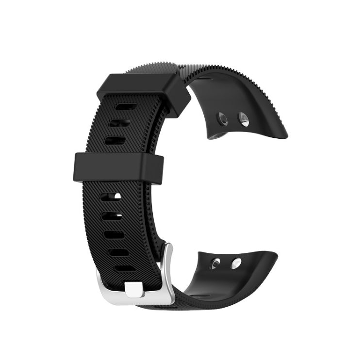 For Garmin Swim 2 Silicone Watch Band(Black) - Watch Bands by buy2fix | Online Shopping UK | buy2fix