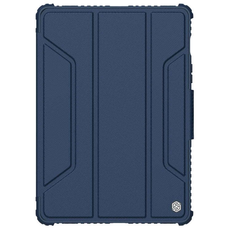 For Samsung Galaxy Tab S8 NILLKIN Bumper Pro Camshield Tablet Leather Case(Blue) - Galaxy Tab S8 Cases by NILLKIN | Online Shopping UK | buy2fix
