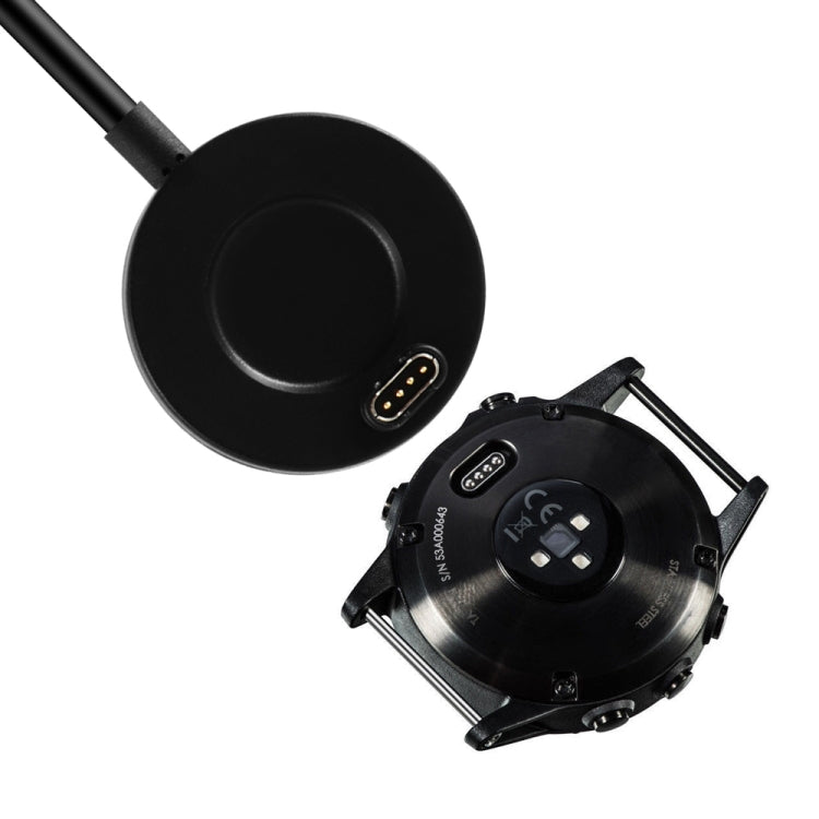 For Garmin Fenix 6 & 6S & 6X Round Charging Base(Black) - Charger by buy2fix | Online Shopping UK | buy2fix
