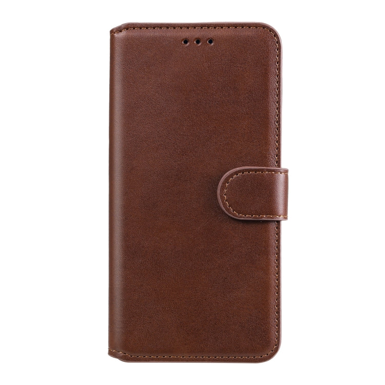 For OPPO Realme GT2 Pro Classic Calf Texture Flip Leather Case(Brown) - Realme Cases by buy2fix | Online Shopping UK | buy2fix