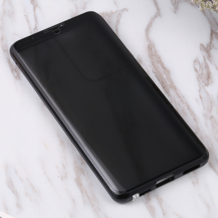 For Samsung Galaxy S21 Ultra 5G Anti-peeping Magnetic Double-sided Tempered Glass Phone Case(Black) - Galaxy S21 Ultra 5G Cases by buy2fix | Online Shopping UK | buy2fix