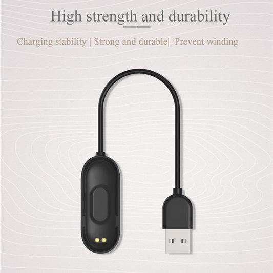 For Xiaomi Mi Band 4 Mijobs Watch Charging Cable, Length: 25cm(Black) by MIJOBS