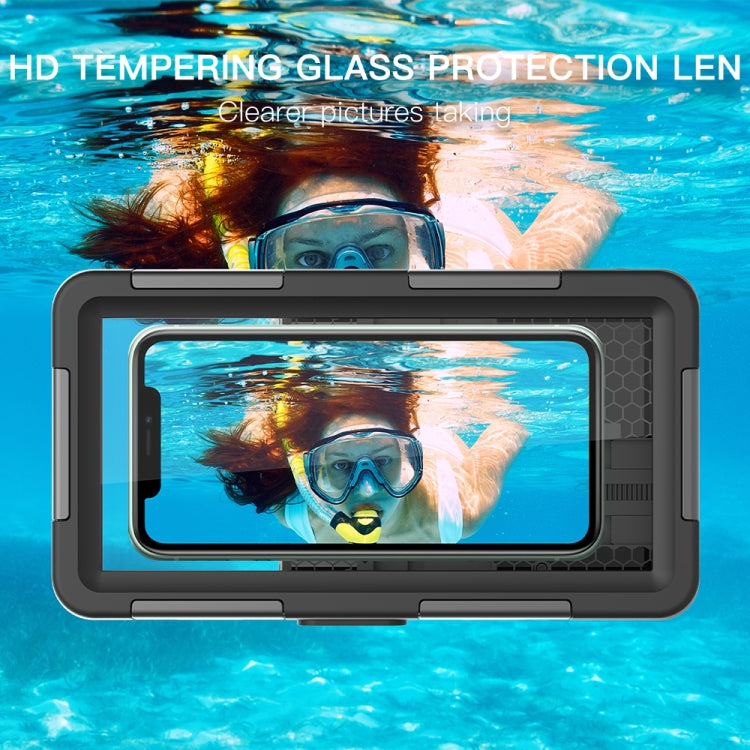 RedPepper 2nd Generation Diving Waterproof Protective Case, Waterproof depth: 15m(Black + Green) by RedPepper