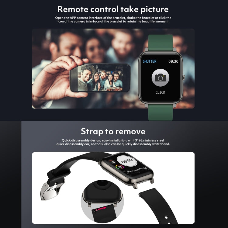 Rogbid Rowatch 1 1.4 inch IPS Screen Smart Watch, Support Blood Pressure Monitoring/Sleep Monitoring(Black) by Rogbid