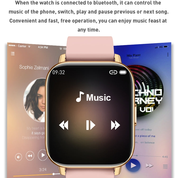 Rowatch 2S 1.65 inch TFT Screen Smart Watch, Support Blood Pressure Monitoring/Sleep Monitoring(Pink) by buy2fix