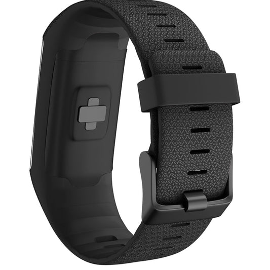 For POLAR A360 & 370 Textured Watch Band(Black) by buy2fix