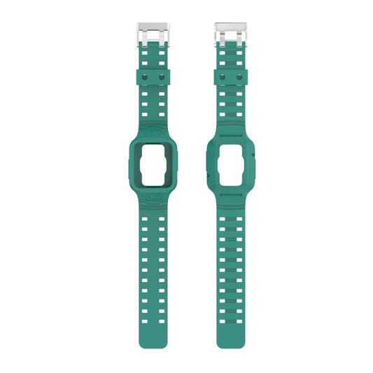 For Xiaomi Redmi Watch 2 Lite/Watch Lite 2/Watch Lite/Redmi Watch 2/Redmi Watch Silicone Integrated Watch Band(Green) by buy2fix